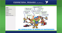 Desktop Screenshot of ferreterapegaso.com